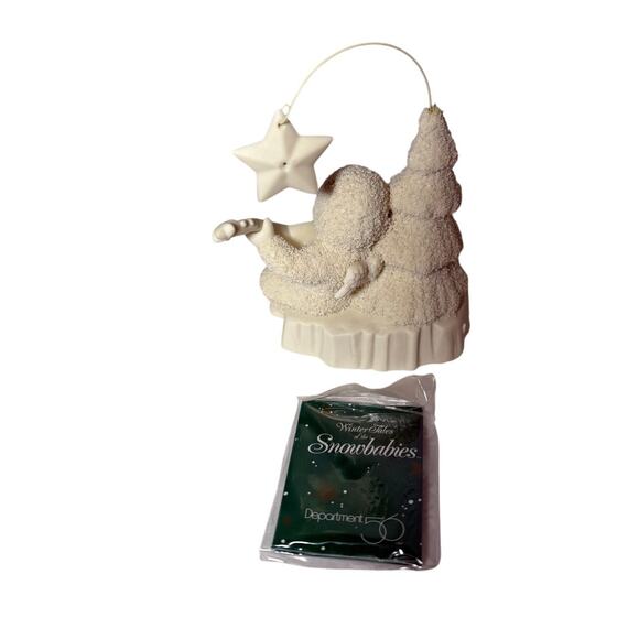 VTG Snowbabies Dept 56 Starlight Serenade Figurine Christmas Tree Star In Box - Picture 2 of 9